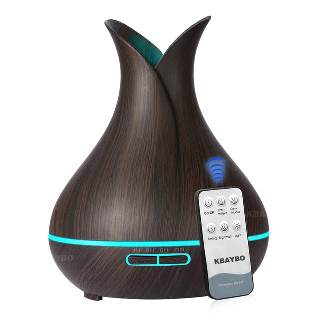 Wood Ultrasonic Air Humidifier With Remote