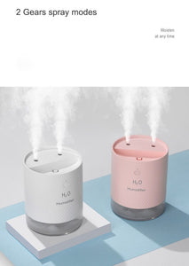 Wireless Ultrasonic Air Humidifier With Dual Nozzle